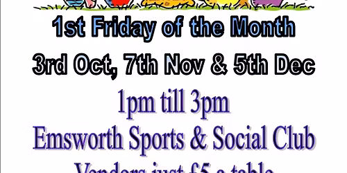 Monthly Table Top Sale