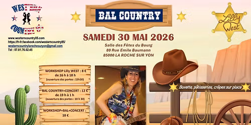 Workshop & Concert de Lilly West en Vend\u00e9e