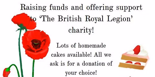 British Royal Legion - Charity bake sale
