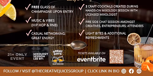 \ud83e\udd43\ud83c\udf78Cocktails & Creative Convos - FALL EDITION