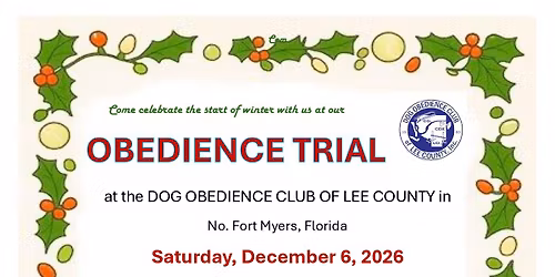 AKC Obedience Trial