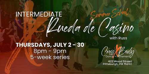 Rueda de Casino Intermediate July Workshop Series