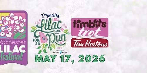 Fairlife Lilac Run 5K\/10K presented Fleet Feet & Tim Hortons Timbits Trot