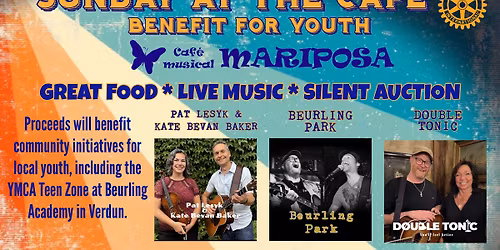 Sunday at the Caf\u00e9 Mariposa November 9, 2025 (12:30 to 3:00)