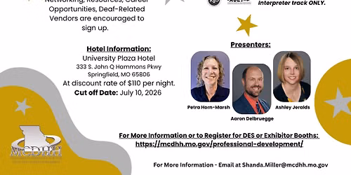 DEAF EDUCATION SYMPOSIUM (DES) - 2026