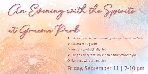 An Evening with the Spirits