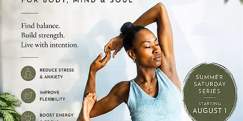 SUMMER SATURDAY YOGA SERIES