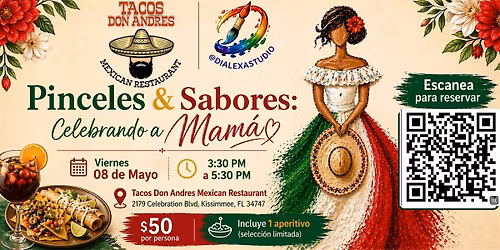 Sip & Paint : Celebrating Mom with Pinceles y Sabores