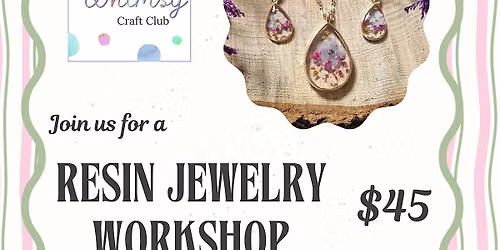 Resin Jewelry Workshop