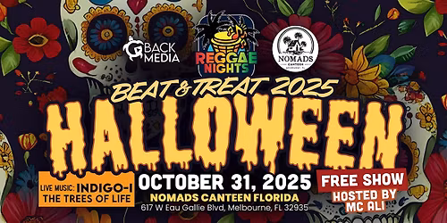 Reggae Nights Beat And Treat 2025 - Halloween at the Nomads