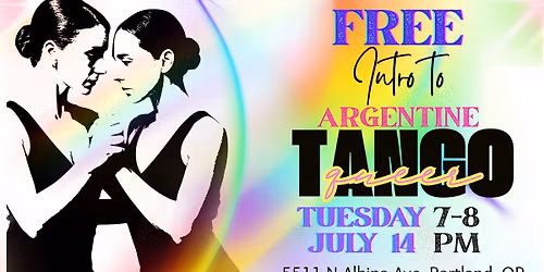 FREE Intro to Queer Argentine Tango Class (Summer 2026)