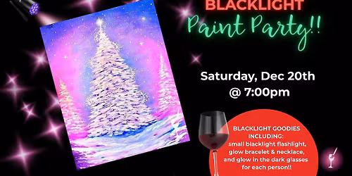 Black light Paint Party!!