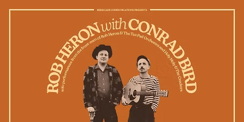 Rob Heron with Conrad Bird \/ The Speakeasy at The Voodoo Rooms \/ Edinburgh \/ 20.11.26