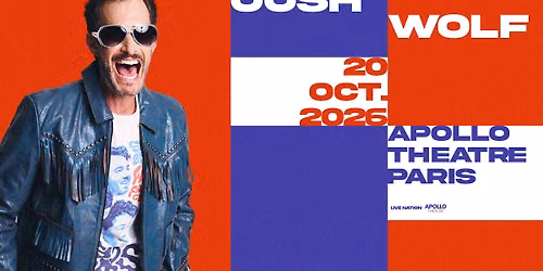 JOSH WOLF | Apollo Th\u00e9\u00e2tre, Paris - 20 octobre 2026
