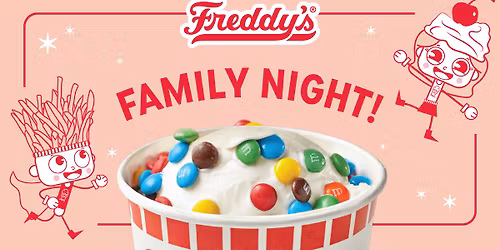 Freddy's Family Night at Cajun Fields