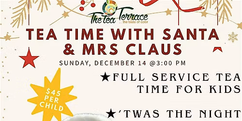 Tea Time with Santa and Mrs. Claus