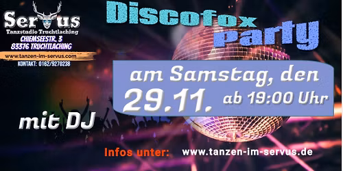 Discofox Party im Rahmen unseres Standard/Latein Workshops Wochenendes