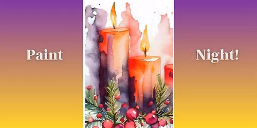 Paint & Sip - Beautiful Holiday Candle