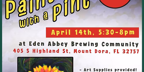 Painting with a Pint - Spring Theme!