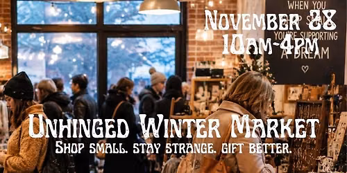 Unhinged Winter Market - Curated Gifts, Vintage Upcycles & Oddities