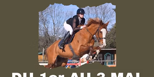 CSO CLUB \/ PONEY du 1er au 3 mai