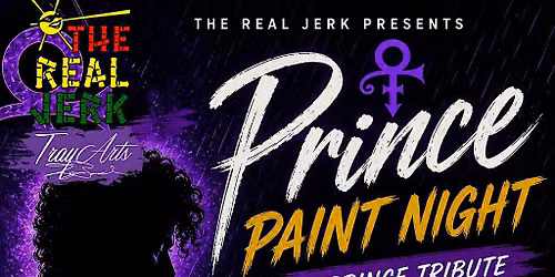 Paint & Sip with Artist Tray Art -  Let's Paint a Legend: Prince