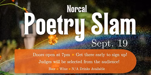 Nor Cal Poetry Slam - September 2026 Edition - Featuring Shelley Valdez