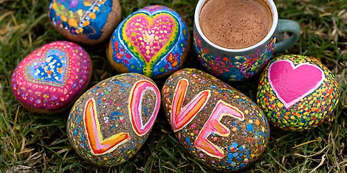 "Love Rocks!" Rock Painting, Cacao + Spread Kindness in Prospect Park