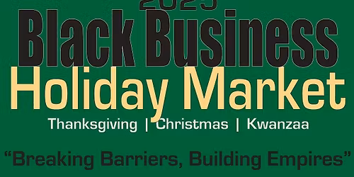 2025 Black Business Holiday Market