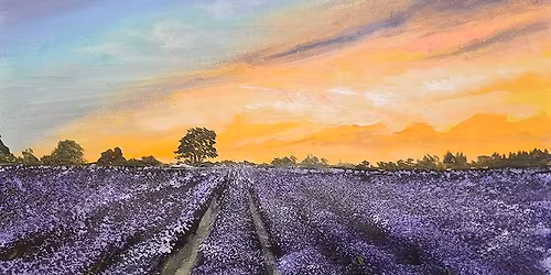 KIRKHAM Paint Night - English Lavender Fields