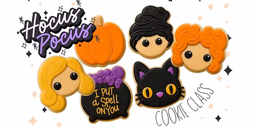 I Smell Cookies! Hocus Pocus Sugar Cookie Decorating Class