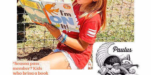 TUESDAY Summer reading fun on the farm! 