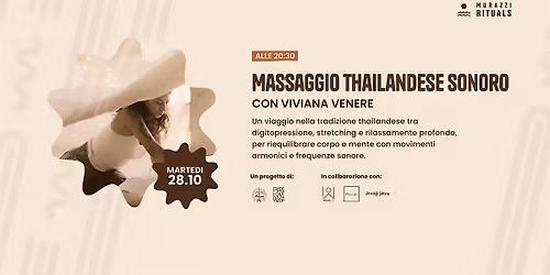 Massaggio Thailandese Sonoro | Murazzi Rituals
