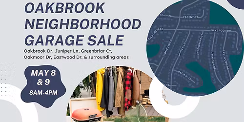 Oakbrook Neighborhood East Peoria Garage Sales!