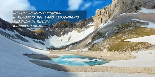 Lago di Pilato al disgelo.