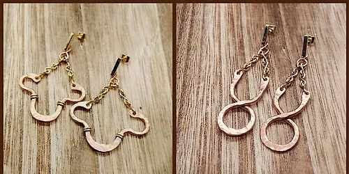 Mixed Metal Earrings: Brass & Copper Design Techniques