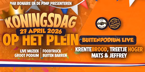 Koningsdag 2026 op het Horecaplein \ud83e\udde1\ud83d\udc51
