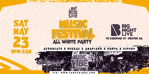 AFROCITY MUSIC FESTIVAL AT BNL- TICKETS AVAILABLE ONLY ON TICKETMASTER