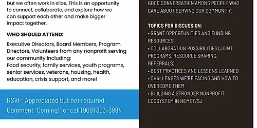 REMOVING BARRIERS TO SERVICE - ROUND 2!