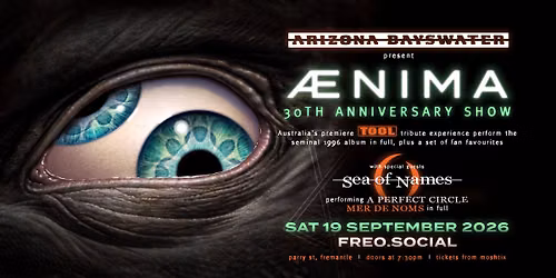 55% SOLD \ud83d\udc7d \u00c6NIMA \/ MER DE NOMS performed live by ARIZONA BAYSWATER \/ SEA OF NAMES | FREO SOCIAL