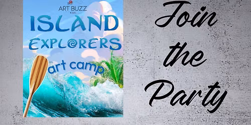 Art Buzz Kids Island Explorers Art Camp