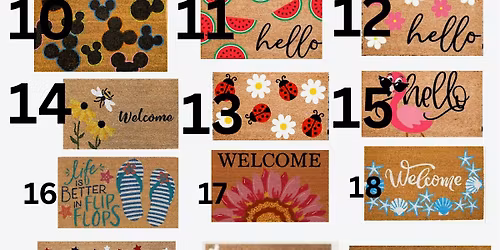 June Doormat Paint Day & Milkshakes