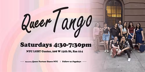Queer Tango Classes - Saturdays at the LGBT Center