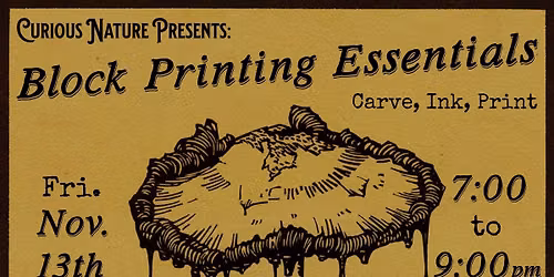 Block Printing Essentials: Carve, Ink, Print