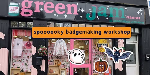 Spooky badge-making workshop