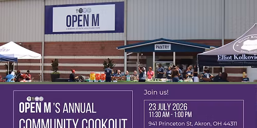 OPEN M\u2019s Annual Community Cookout