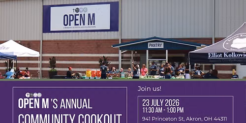 OPEN M\u2019s Annual Community Cookout 