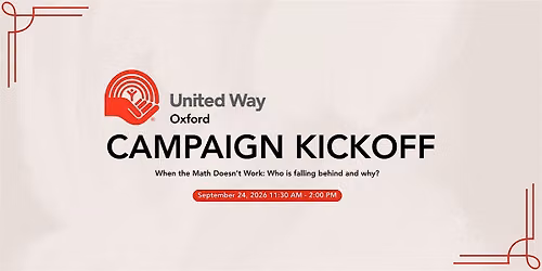 United Way Oxford's Campaign Kickoff