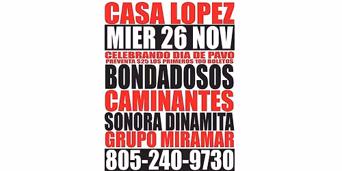 LOS BONDADOSOS, CAMINANTES & MAS