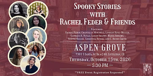 Spooky Stories with Rachel Feder & Friends at Tattered Cover Aspen Grove